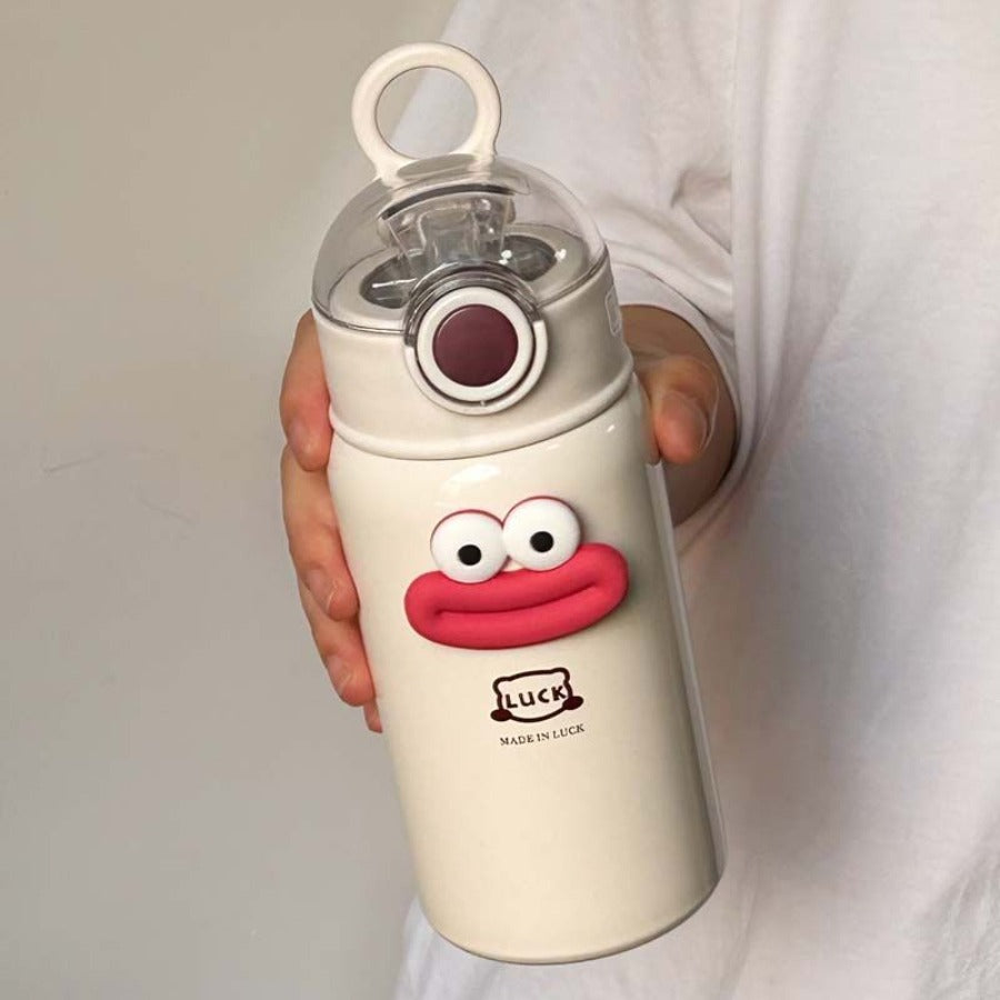 Women's Stainless Insulated Straw Cup with Straw Lid - Leakproof Suitable for for, Tea, Juice, Smoothies, Water for, Gym, Travel, for Hot\u002F Drinks