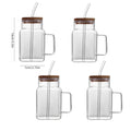 Square Glass Cup, Wedding Gift Design, Daily Use Gift, Cute Transparent Glass Cup, Gift Design, Modern Style Tea Drink Cup, Gift Choice, Suitable for Beer, Iced Coffee, Cute Glass Cup Perfect for Soda Boba Tea Cocktails, Includes Straw and Cup Lid