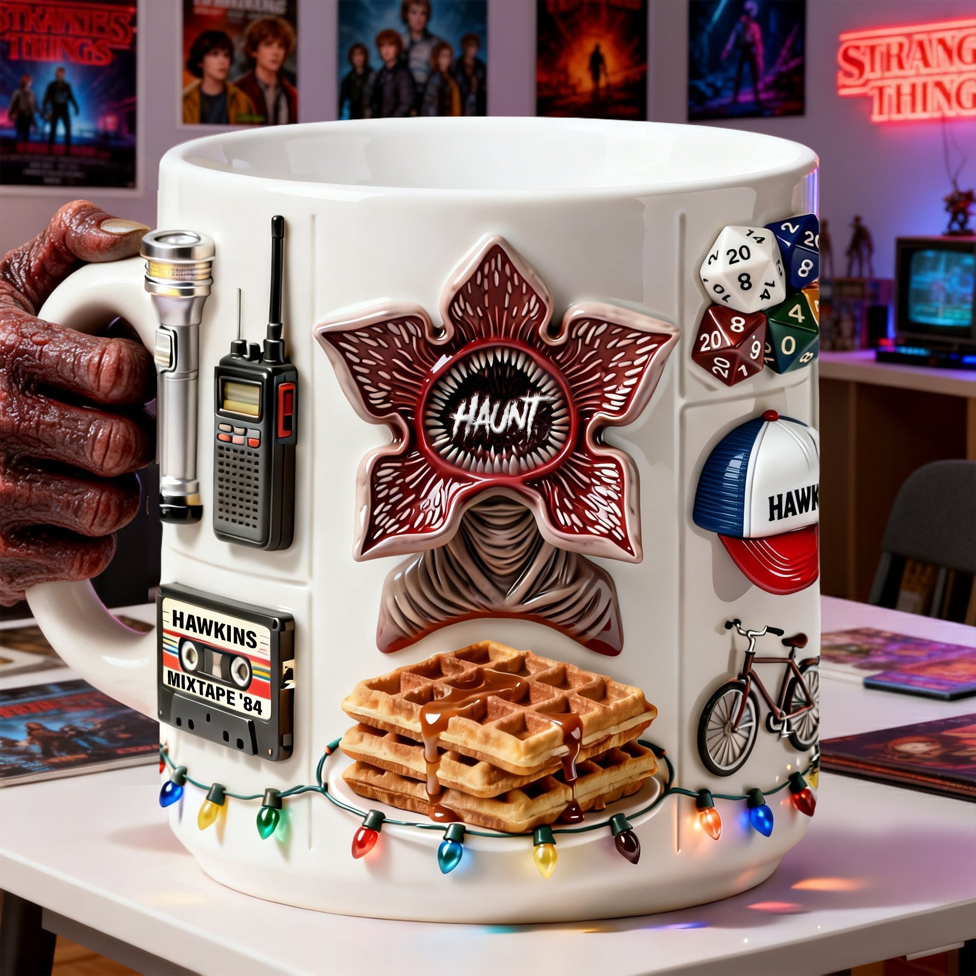 Retro Horror Adventure Coffee Mug - Personalized Gift For Fantasy Lovers 02NALU271225