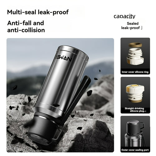 1000Ml\u002F32 Oz Vacuum Bottle with Cup, Stainless Steel Thermos for Hot And Cold Beverages, Ideal for Outdoor And Camping Use