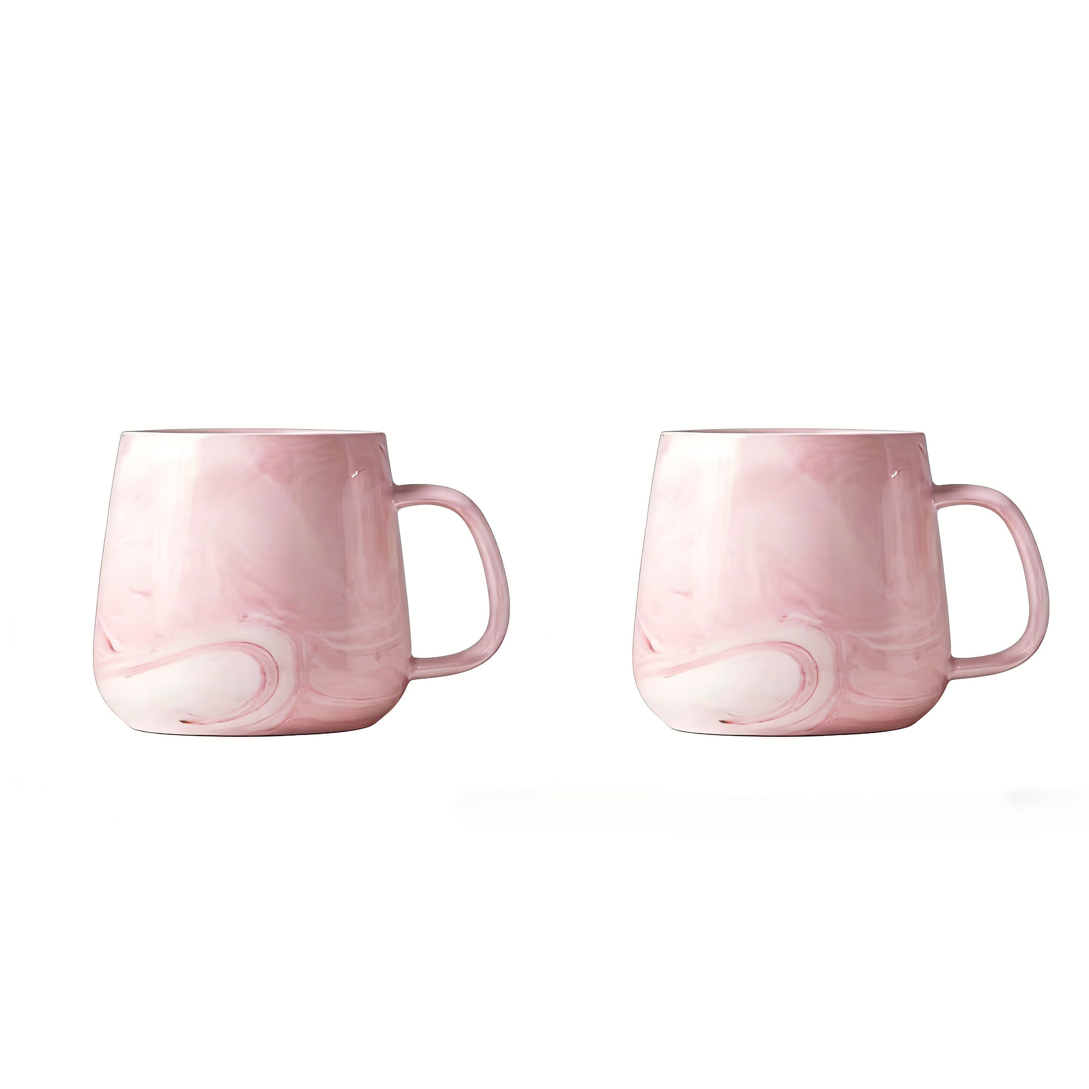 Reusable Ceramic Cup 2pcs 13oz Ceramic Coffee Mug | Reusable Cup, Ideal Gift for Coffee Lovers, Valentine's Day\u002FMother's Day\u002FFather's Day, Suitable for Coffee\u002FMilk\u002FJuice, Home\u002FRestaurant\u002FCafe Use