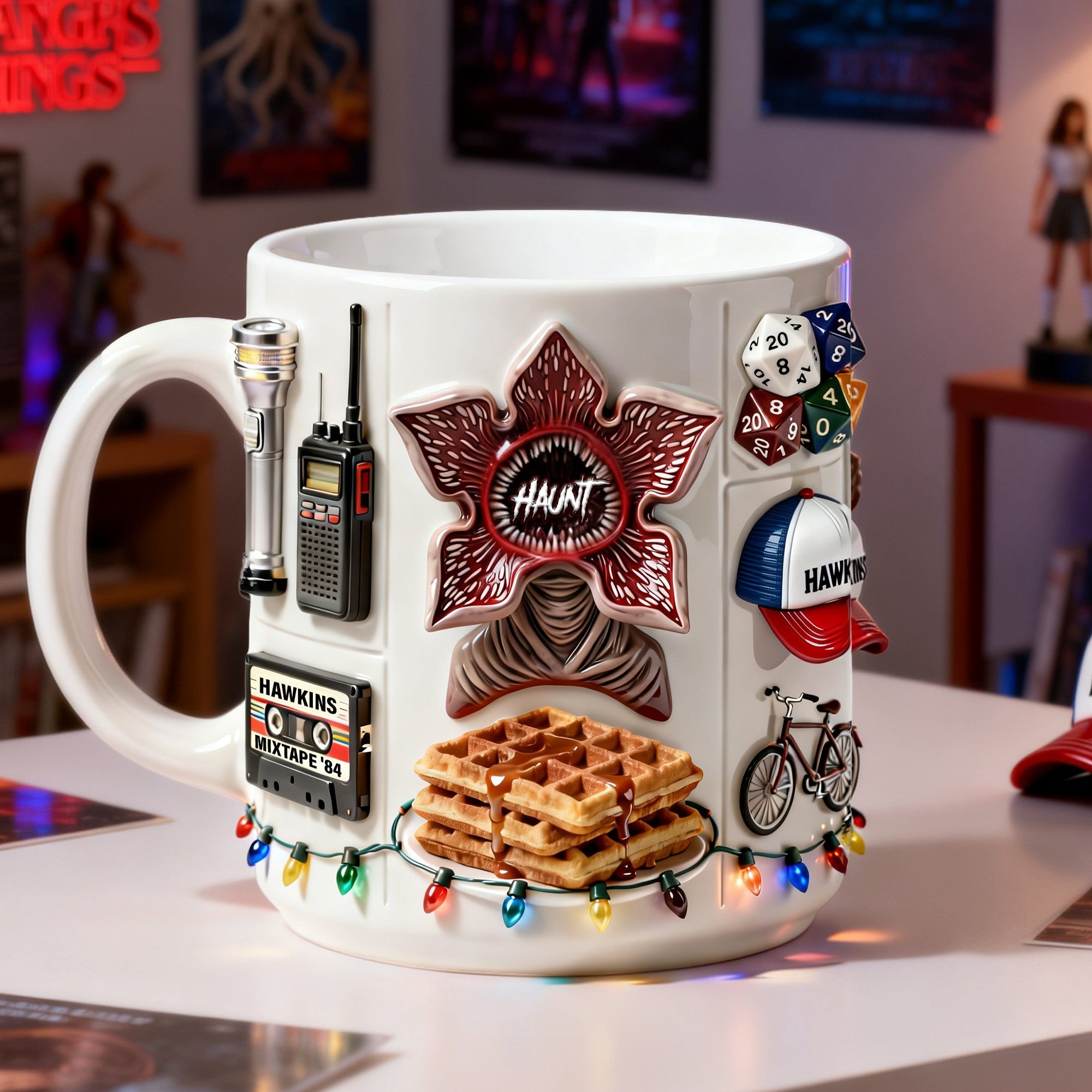 Retro Horror Adventure Coffee Mug - Personalized Gift For Fantasy Lovers 02NALU271225