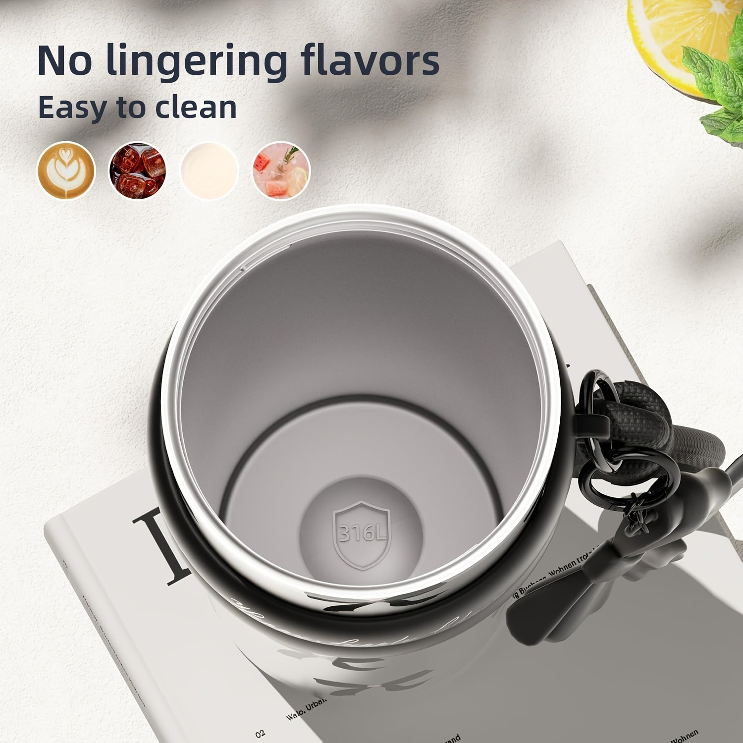 A 24-Ounce High-Cost-Performance Vacuum Cup Cup Featuring a Stylish Bow Design And a Unique Bow Strap. The Interior Is Made of 316 Stainless Steel, Effectively Maintaining The Temperature of Beverages. The Non-Slip Silicone Ring on The Cup Body Ensu