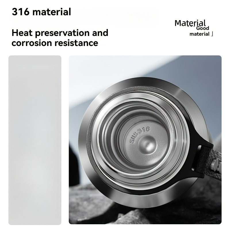 1000Ml\u002F32 Oz Vacuum Bottle with Cup, Stainless Steel Thermos for Hot And Cold Beverages, Ideal for Outdoor And Camping Use