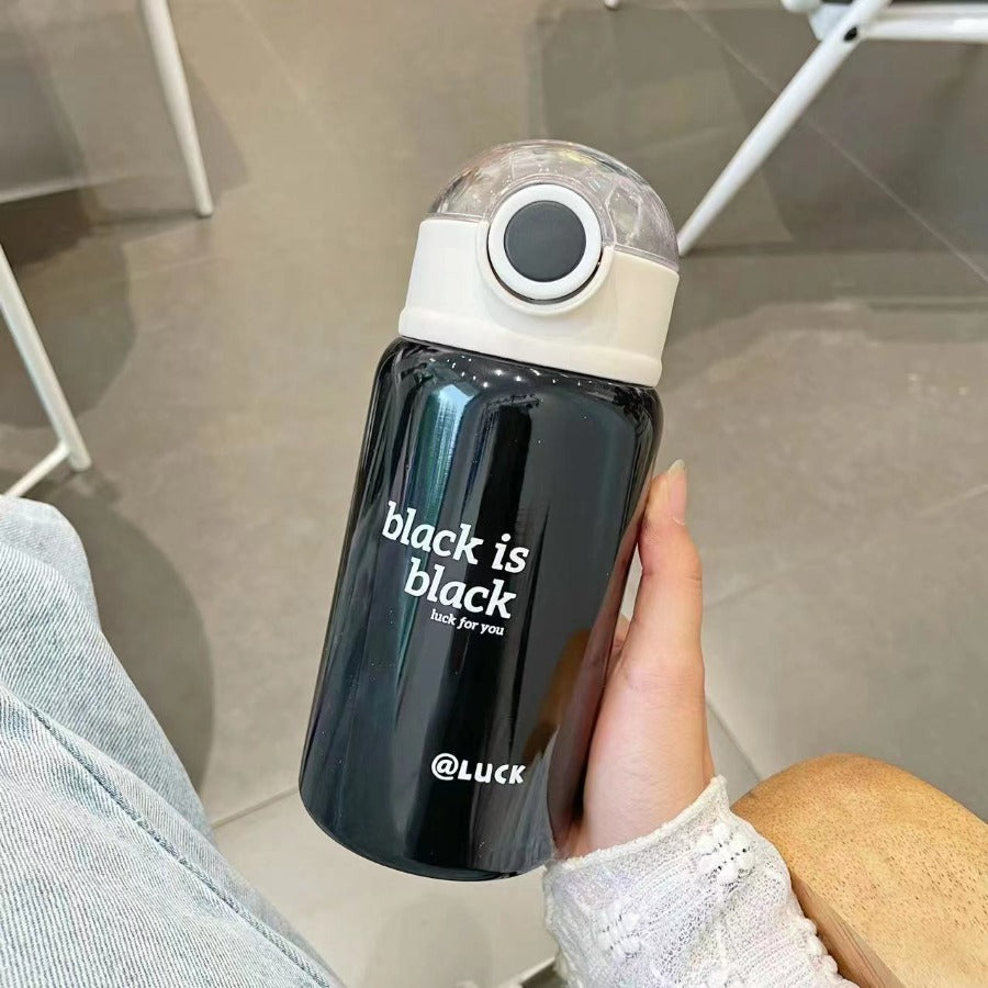 Women's Stainless Insulated Straw Cup with Straw Lid - Leakproof Suitable for for, Tea, Juice, Smoothies, Water for, Gym, Travel, for Hot\u002F Drinks