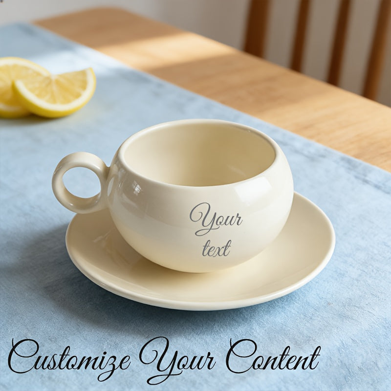 Personalized Coffee Mugs with Custom Text, Perfect As Gifts for Friends, Birthday Presents, Gifts for Mom, Holiday Surprises, Christmas Gifts, Festive Mugs, Coffee Cups, Afternoon Tea Mugs, And Minimalist Style Cups